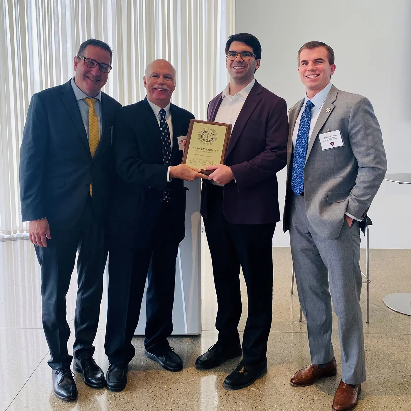 Mark Hanusz, Jim Yavorcik, Nick Bartlett and Ben Syroka