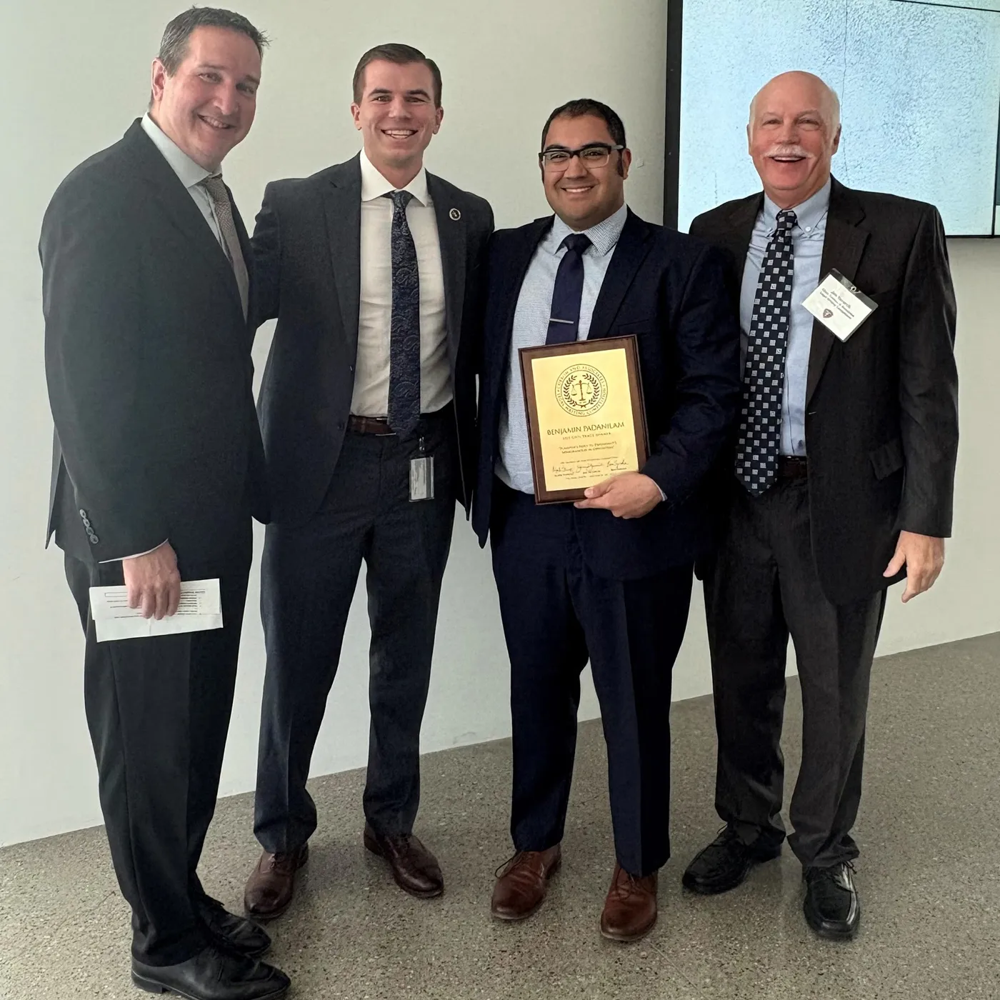 Mark Hanusz, Ben Syroka, Benjamin Padanilam and Jim Yavorcik